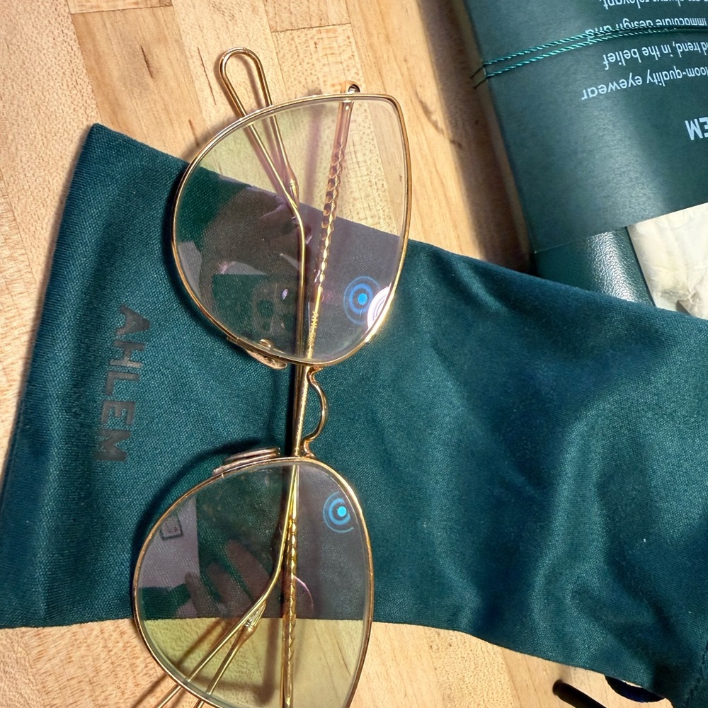 Ahlem Place Du Lourve Rose Gold Eyeglasses